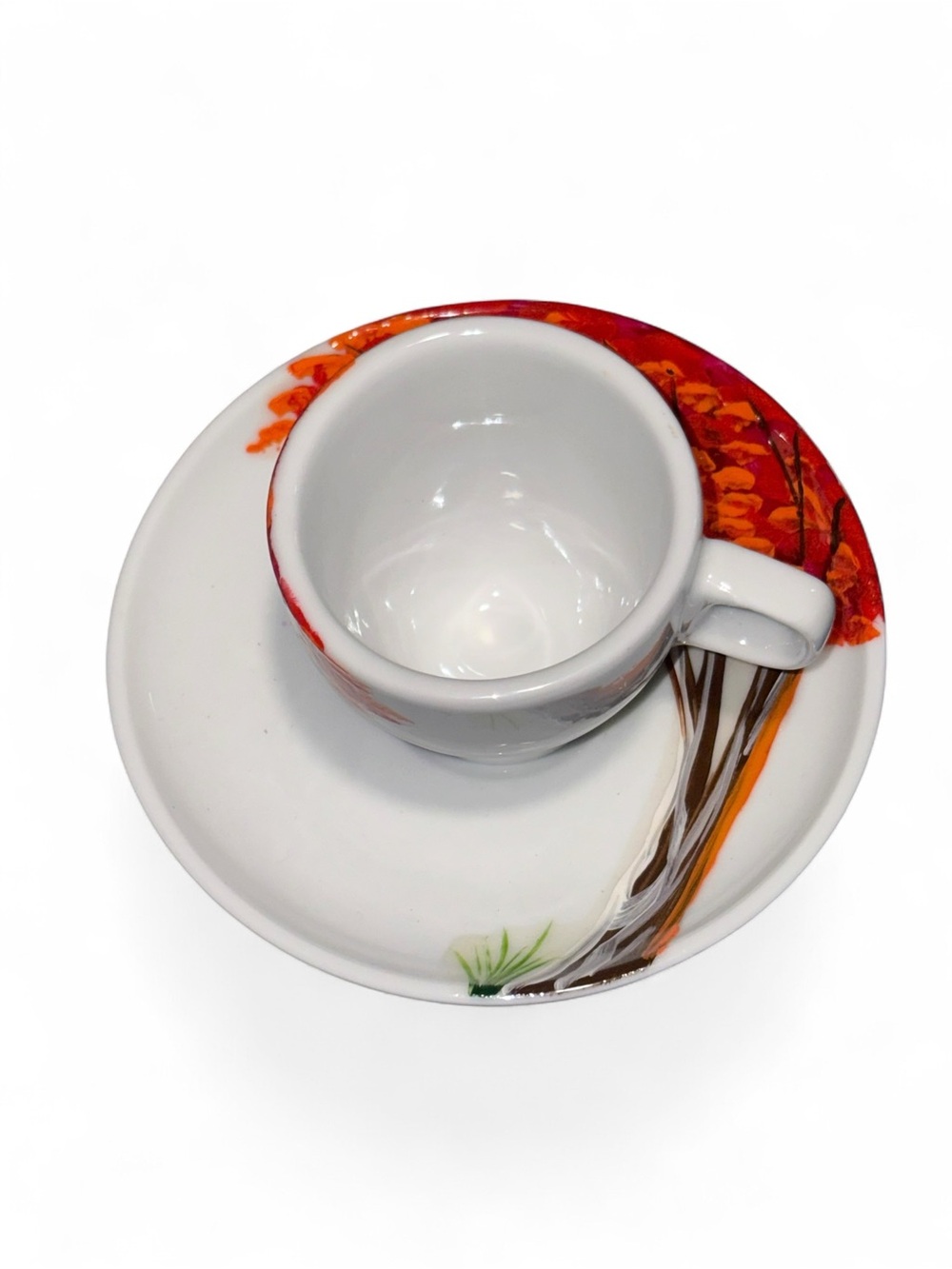 Vintage Hand Painted Demitasse Tea Cup & Saucer from Sheraton Santo Domingo - Picture 6 of 9